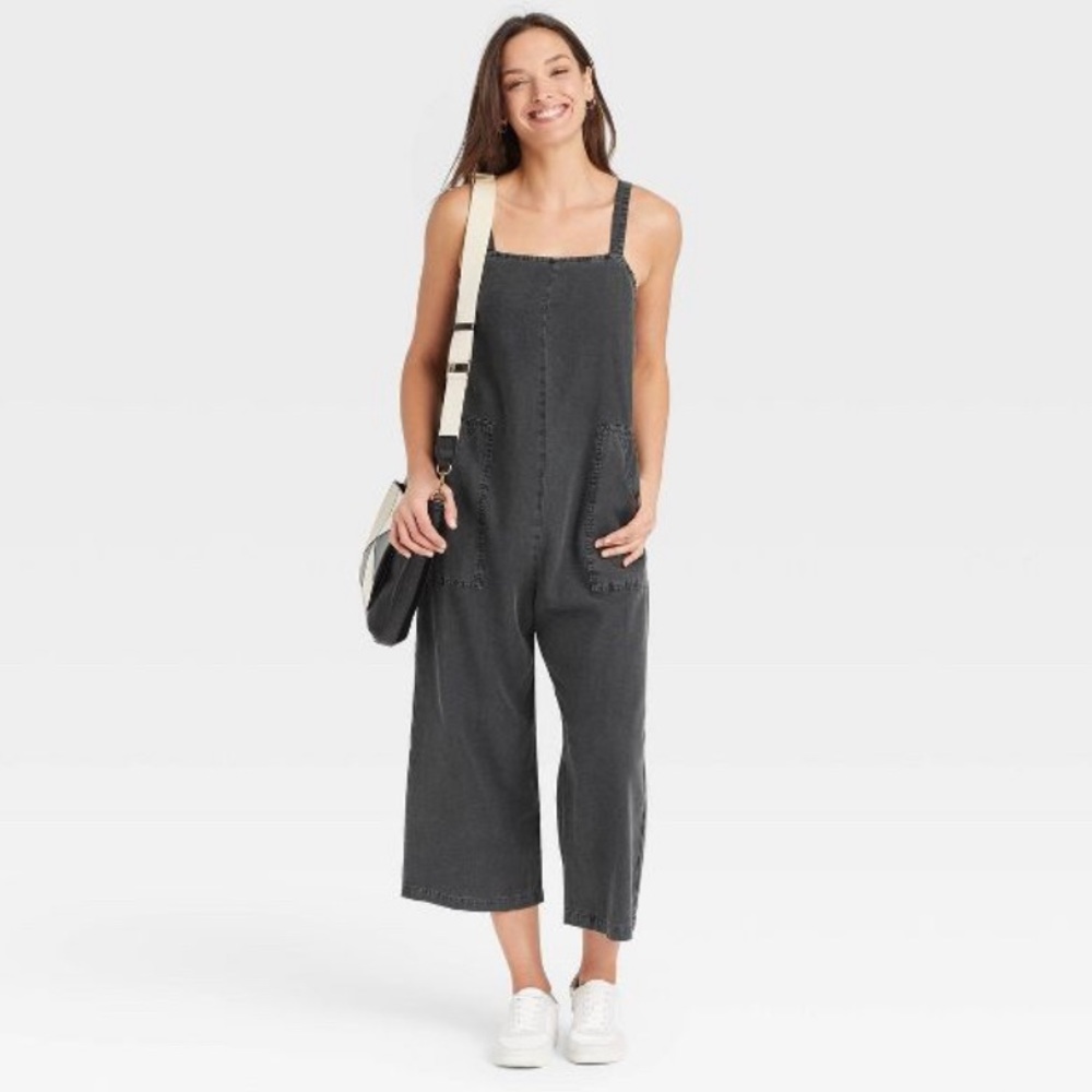 Women's Utility Cropped Jumpsuit Universal Thread Size M